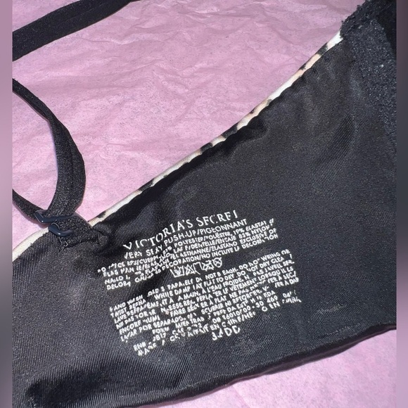 Victoria's Secret Brown and Black Push-Up Bra with Lace - Picture 5 of 5